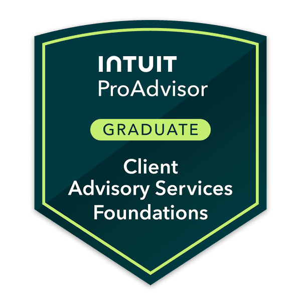 Intuit ProAdvisor Client Advisory Services Foundations Graduate